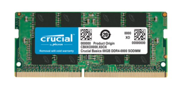 Crucial CB4GS2666 - 4 GB - 1 x 4 GB - DDR4 - 2666 MHz - 204-pin SO-DIMM
