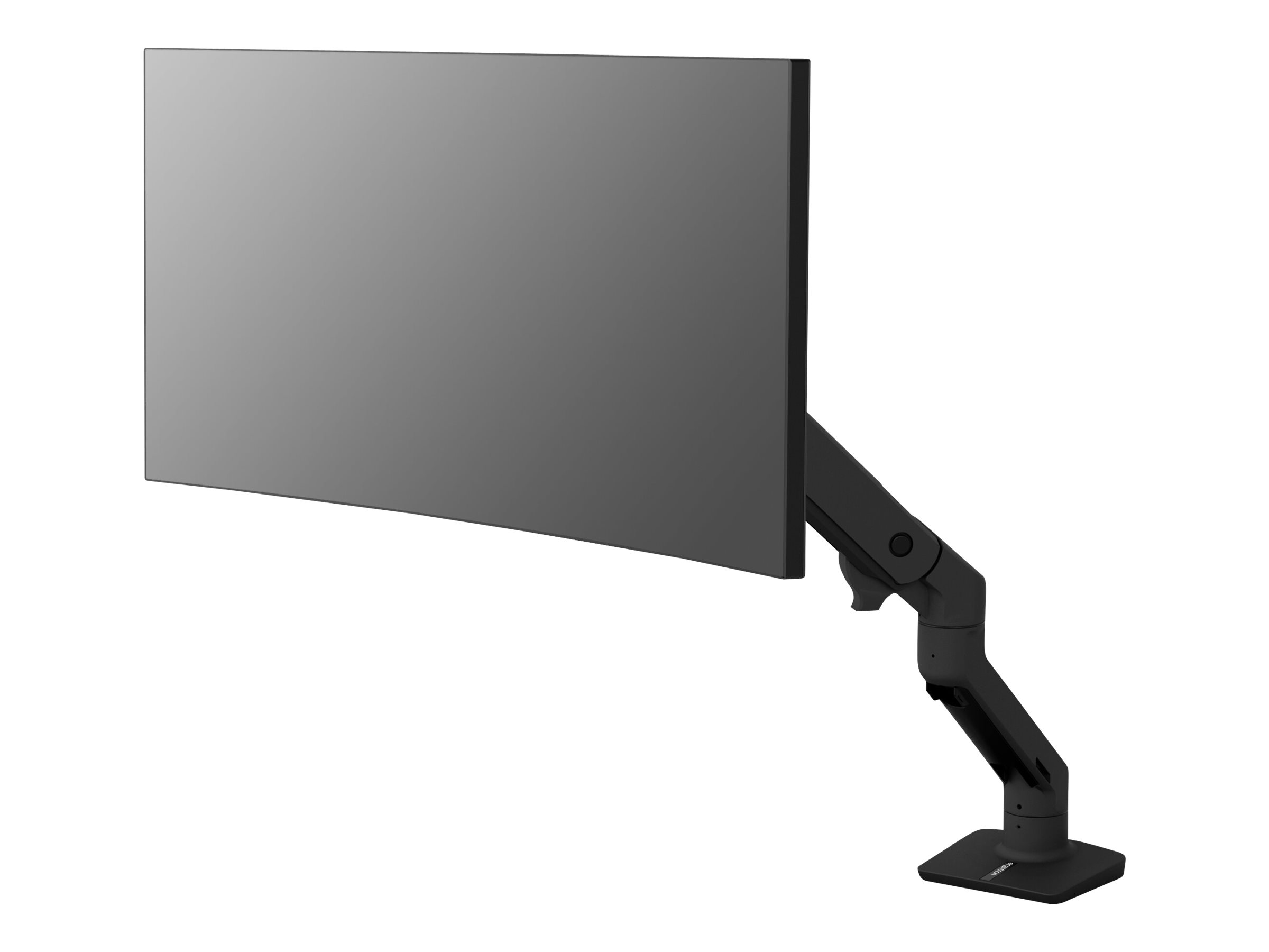Ergotron HX - Befestigungskit (Gelenkarm, Spannbefestigung für Tisch, Verlängerungsarm, Tischplattenbohrung, Pivot) - Patentierte Constant Force Technologie - für LCD-Display / Curved LCD-Display - mattschwarz - Bildschirmgröße: 124.5 cm (up to 49")