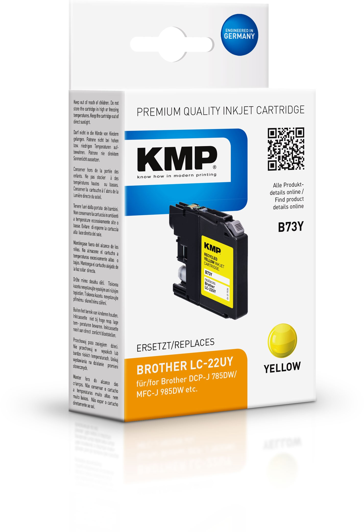 KMP 1536,4009 - Kompatibel - Gelb - Brother - 1 Stück(e) - LC22UY