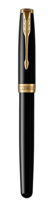 Parker 1931494 - Schwarz - Gold - Blau - Gold - Lack - Rundspitze - Vergoldete Stahl - Fein