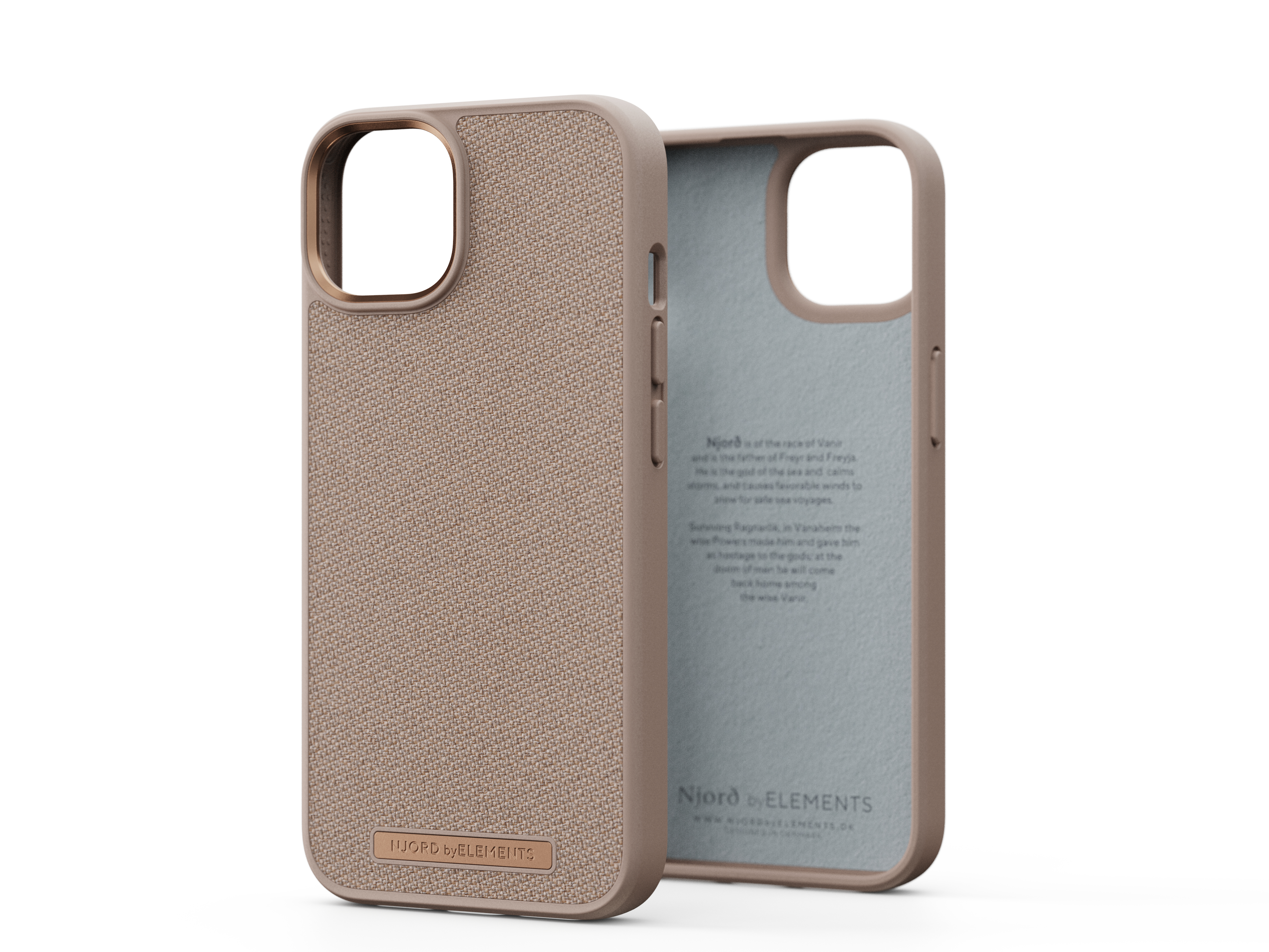 Njord Just Case iPhone 14 6.1 Pink Sand