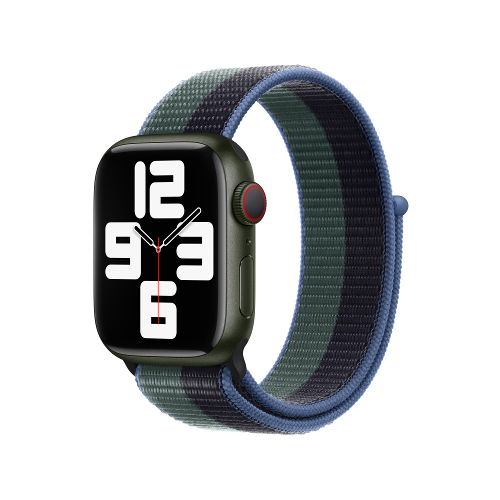 Apple Armband für Smartwatch - 130 - 200 mm - Midnight, Eukalyptus - für Watch (38 mm, 40 mm, 41 mm)