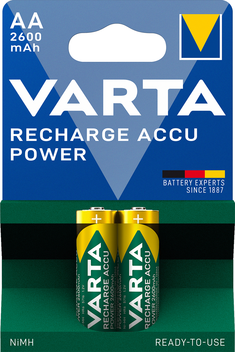 Varta Rechargable Accu - Batterie 2 x AA-Typ - NiMH - (wiederaufladbar)
