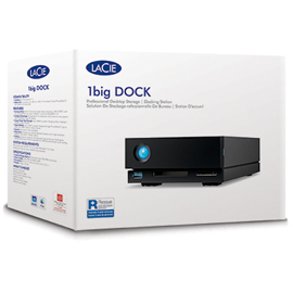 LaCie 1big Dock STHS18000800 - Festplatten-Array - 18 TB - 1 Schächte (SATA-600)