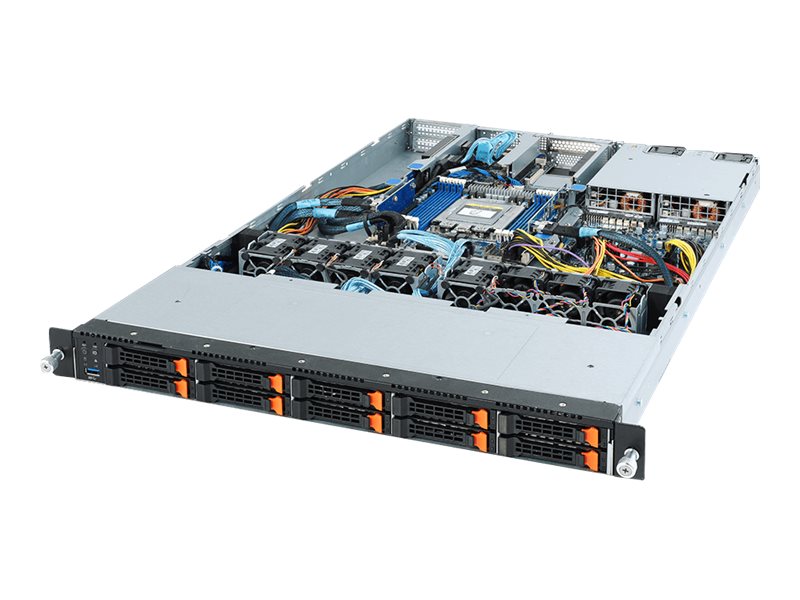 Gigabyte R162-Z10 (rev. 100) - Server - Rack-Montage - 1U - 1-Weg - keine CPU - RAM 0 GB - SATA/SAS/PCI Express - Hot-Swap 6.4 cm (2.5")