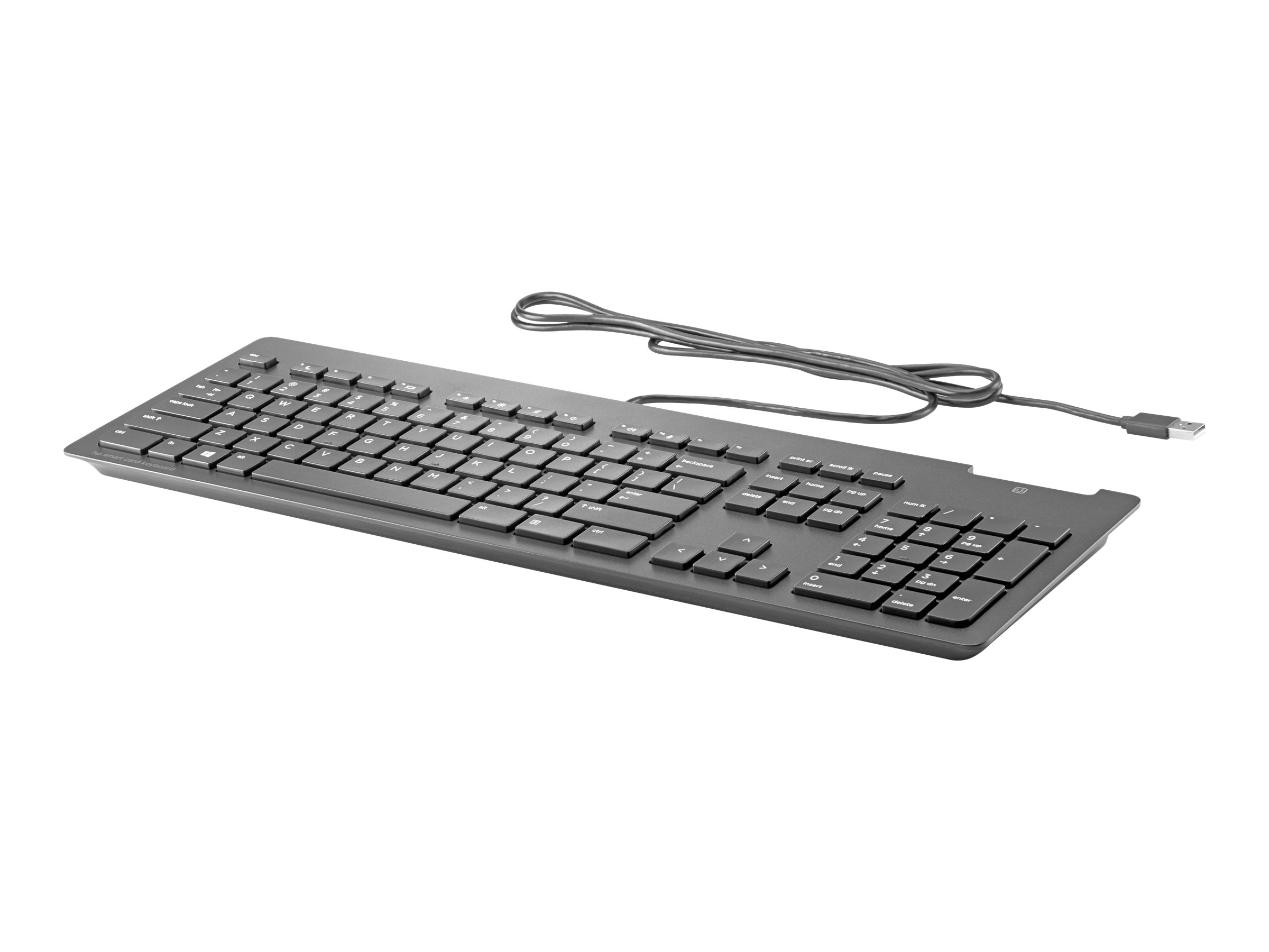 HP Business Slim - Tastatur - USB - Dänisch - Schwarz