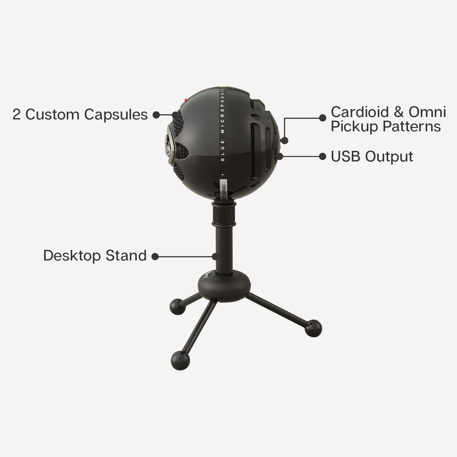 Logitech Snowball - Mikrofon - USB