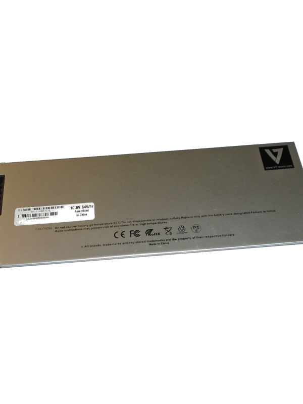 V7 AP-A1280-V7E - Laptop-Batterie (gleichwertig mit: Apple A1280, Apple MB771, Apple MB771LL/A, Apple MB771J/A, Apple A1278) - Lithium-Ionen - 6 Zellen - 5000 mAh - 54 Wh - für MacBook 13.3" (Late 2008)