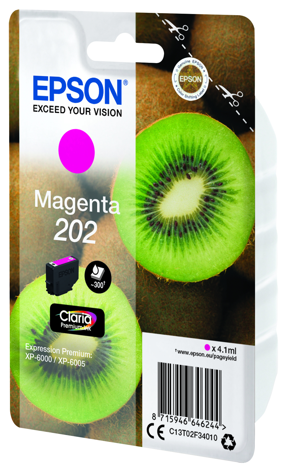 Epson 202 - 4.1 ml - Magenta - Original - Blisterverpackung