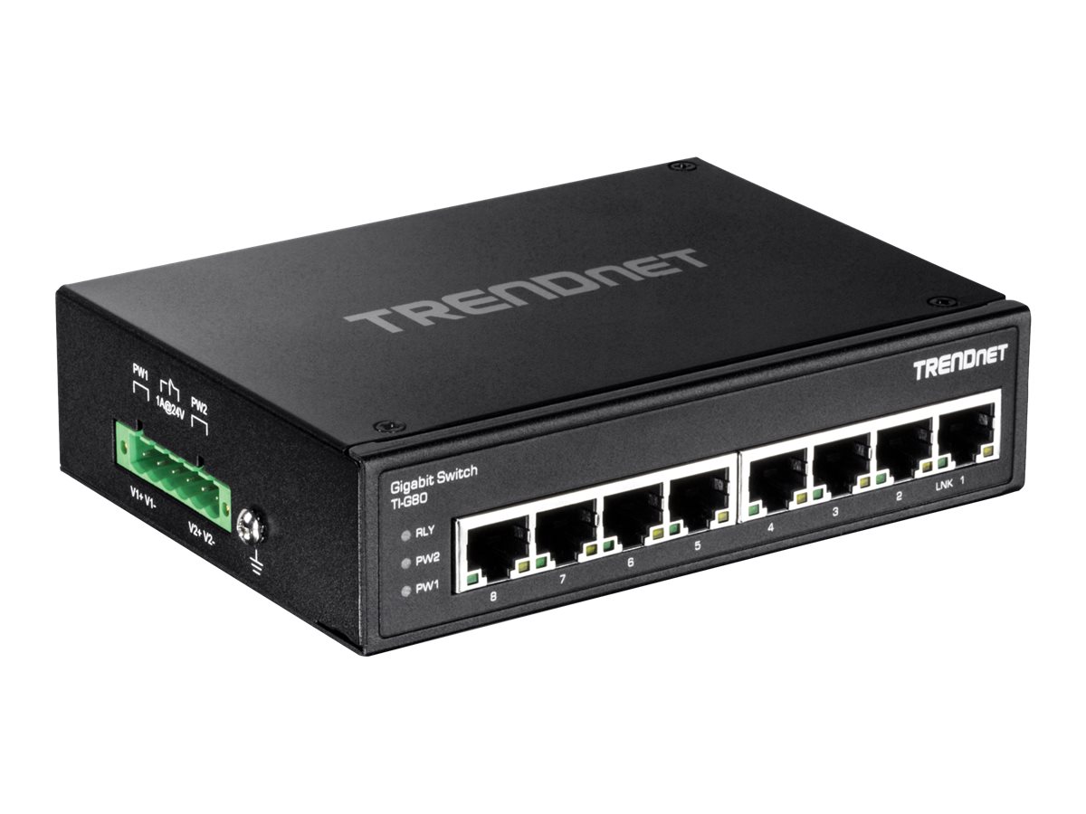 TRENDnet TI-G80 - Switch - unmanaged - 8 x 100/1000/10000