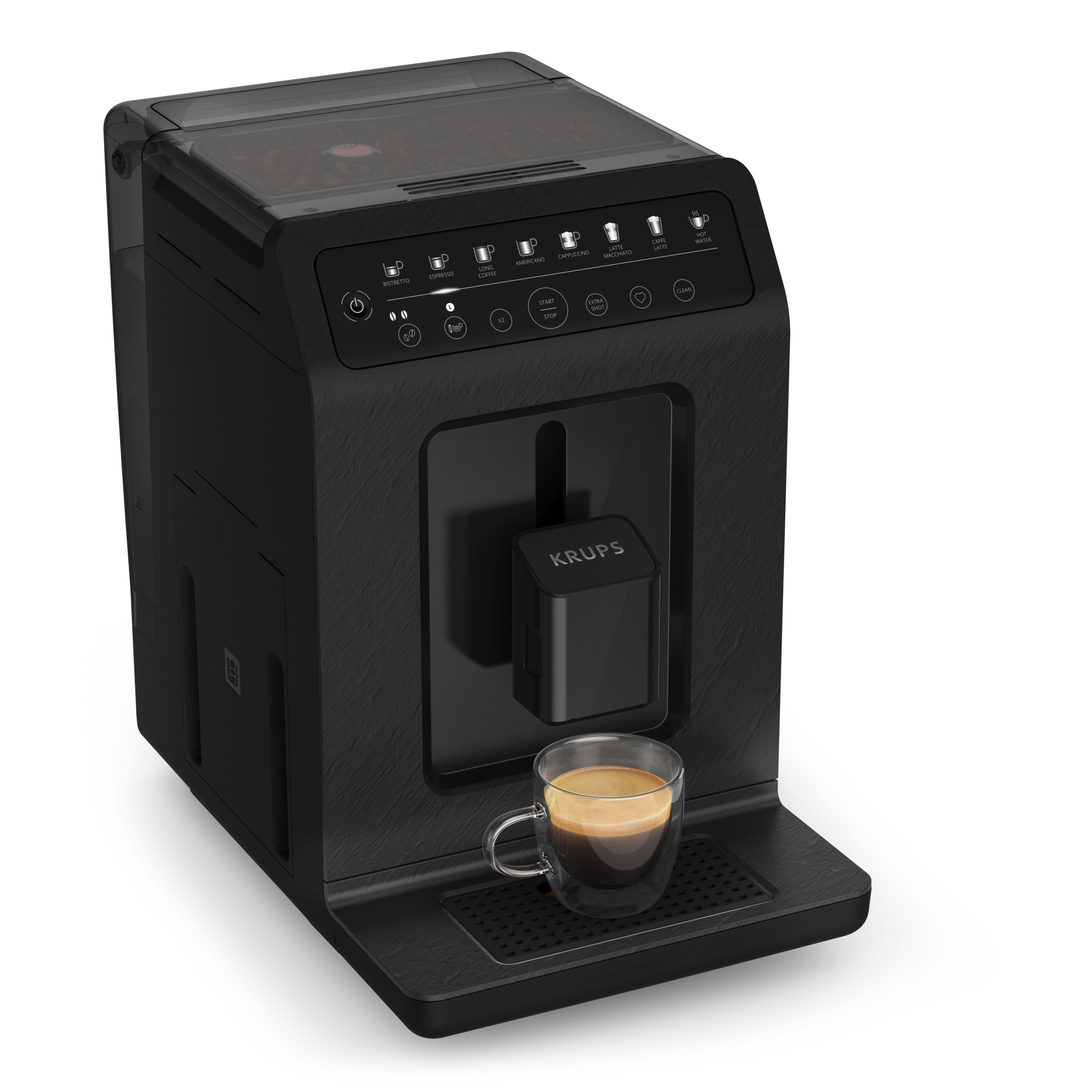 Krups Evidence EA897B10 Eco-Design - Automatische Kaffeemaschine mit Cappuccinatore