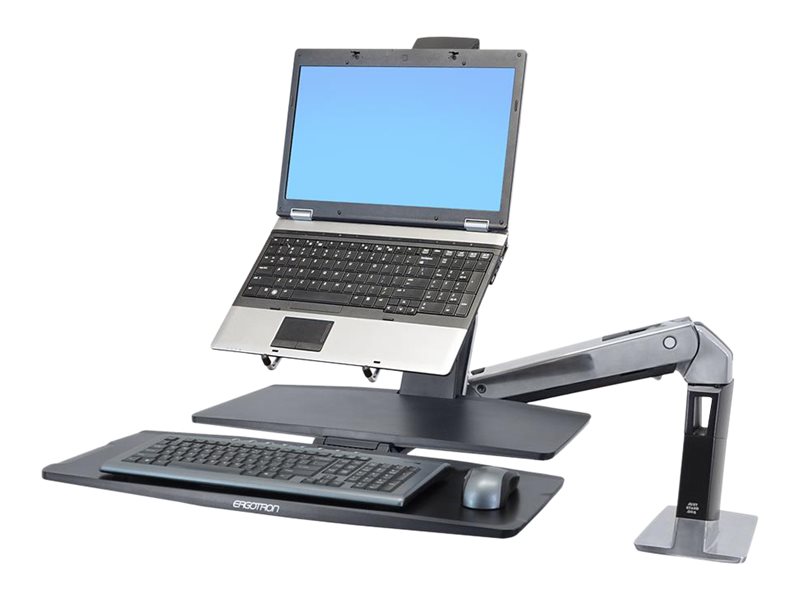 Ergotron WorkFit-A LCD HD with Worksurface+ Standing Desk - Befestigungskit (Spannbefestigung für Tisch, Pivot, Flexibler Arm, Tastatur-Tablett, Arbeitsoberfläche)