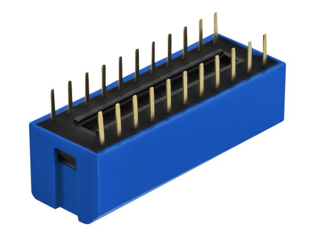 Delock DIP flip switch piano 11-digit 2.54 mm pitch THT vertical - DIP-Schalter - Blau (Packung mit 10)