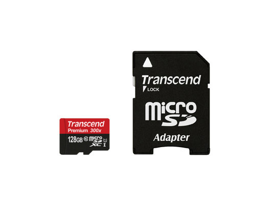 Transcend Premium - Flash-Speicherkarte (microSDXC-an-SD-Adapter inbegriffen)