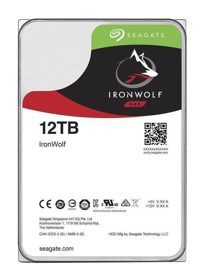 Seagate IronWolf ST12000VN0008 - Festplatte - 12 TB - intern - 3.5" (8.9 cm)