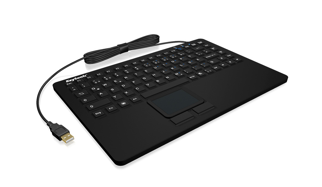 KeySonic KSK-5230 IN - Tastatur - mit Touchpad