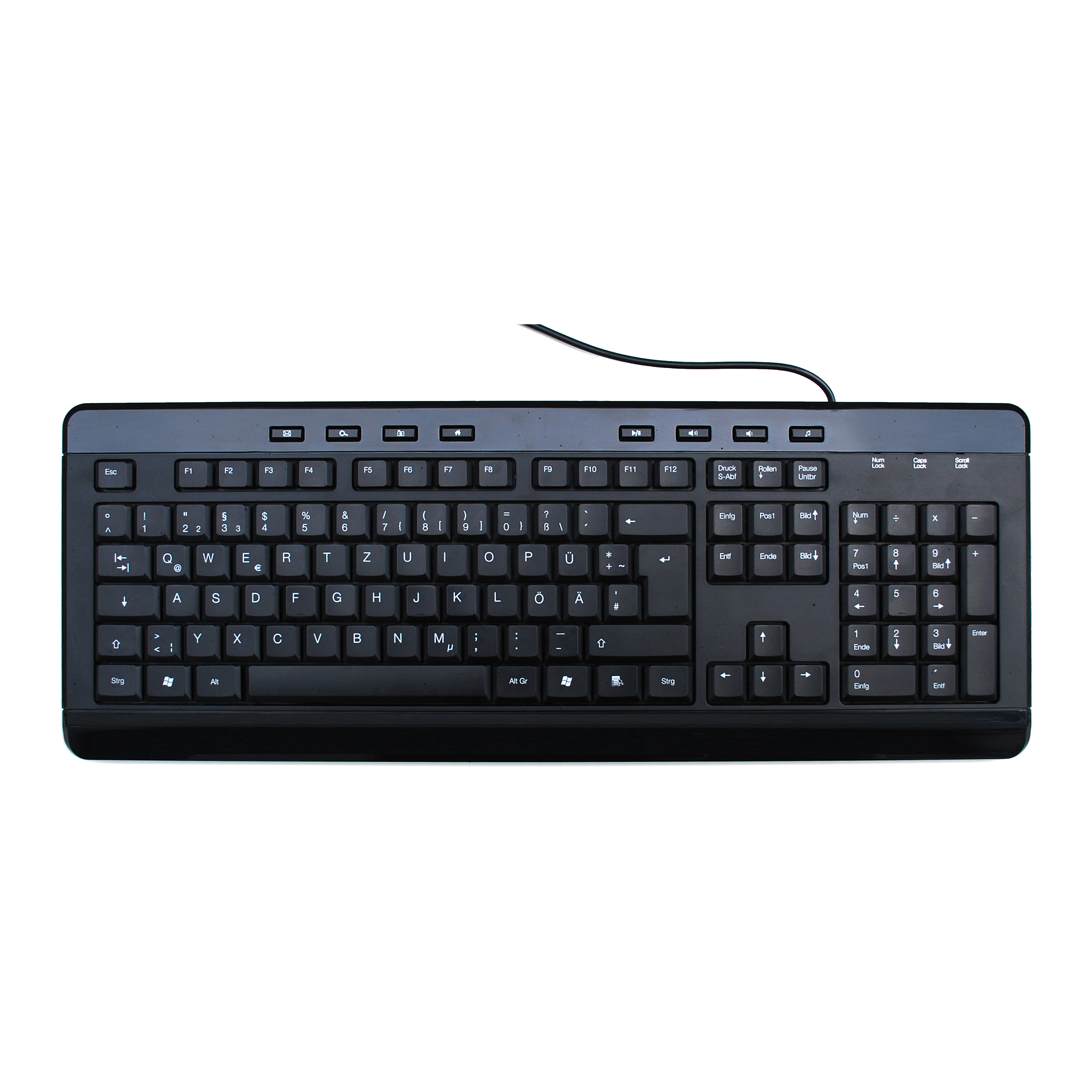 MEDIARANGE MROS102 - Tastatur - USB - Schwarz