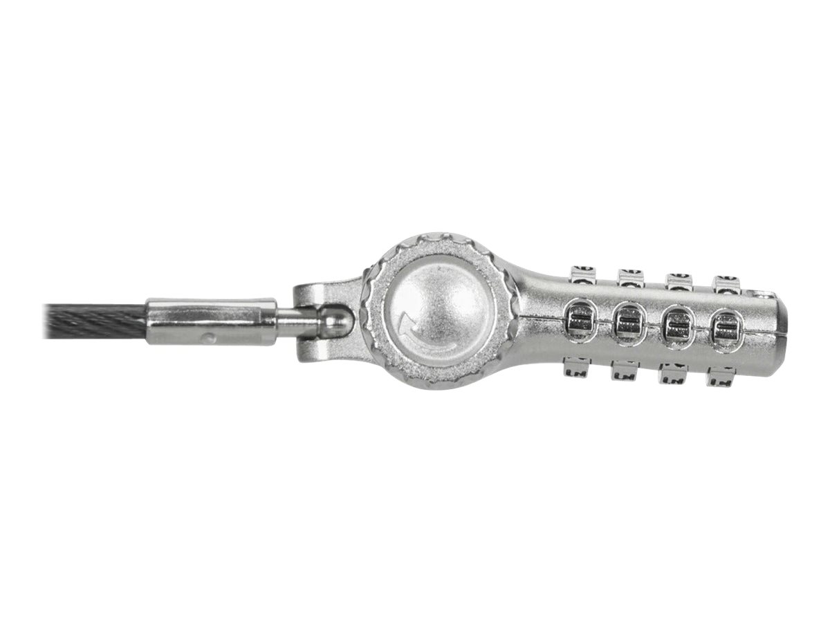 Targus DEFCON - Sicherheitskabelschloss - ultimativ, universell, mit anpassbarem Verschlusskopf - Silber - 30 cm (Packung mit 25)