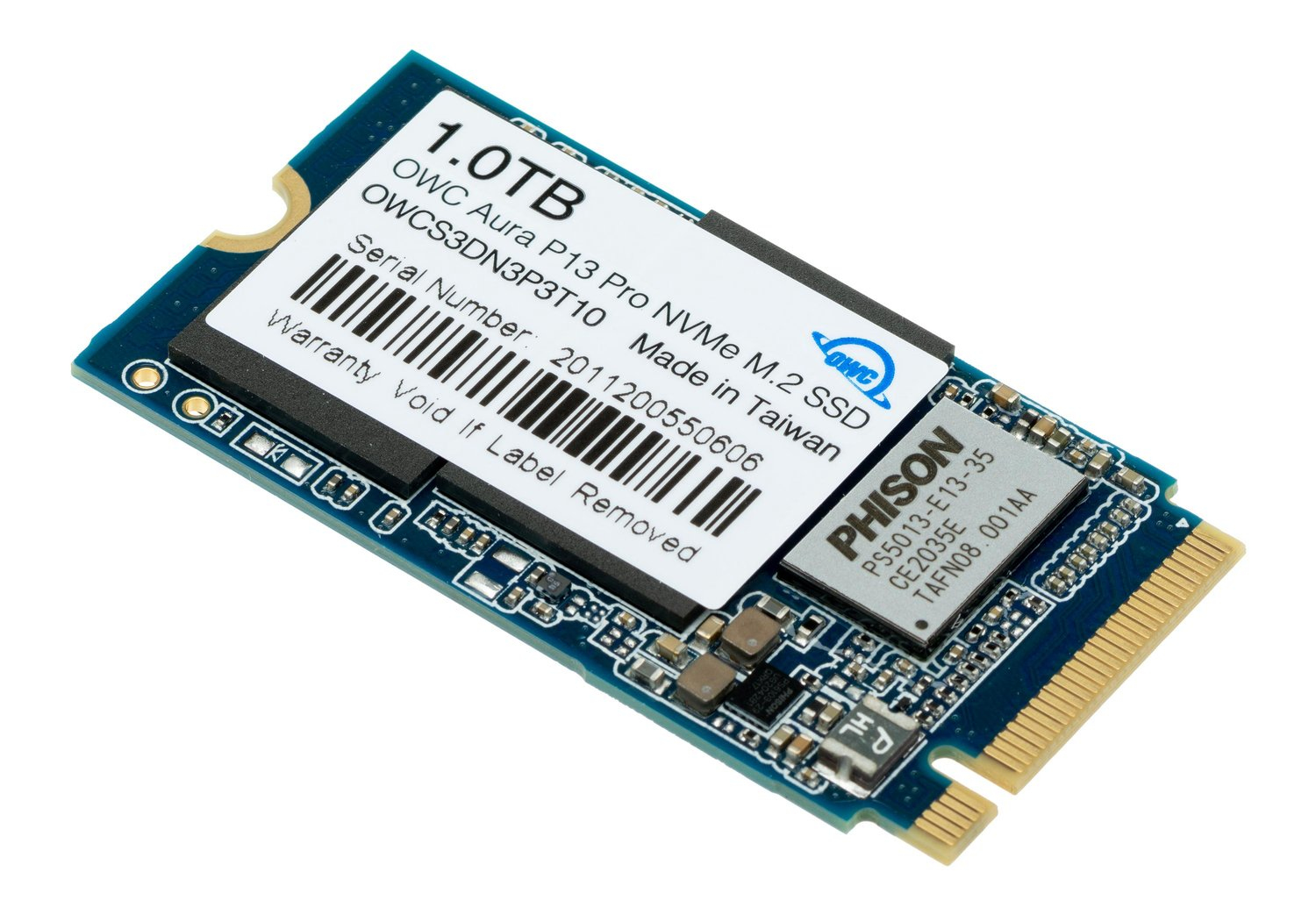 OWC SSD 1TB 2.7/1.0 Aura P13 M.2| komatibel mit PCs und Accelsior 1M2
