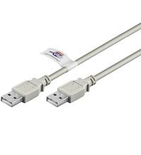 Goobay 50796 - USB 2.0 Kabel mit Zertifikat A-Stecker 2 m - Kabel - Digital/Daten