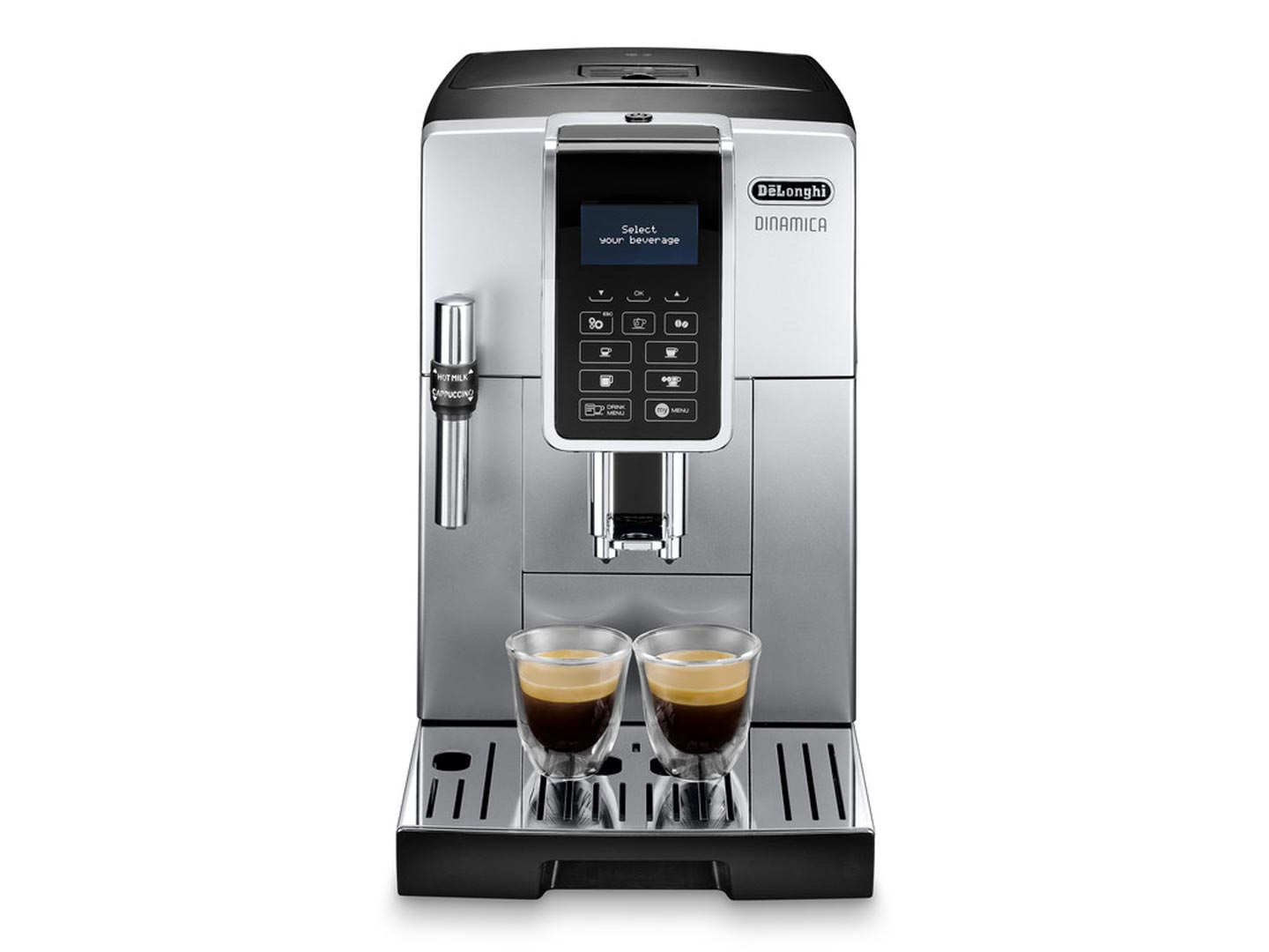 De Longhi DINAMICA ECAM 350.35.SB - Automatische Kaffeemaschine mit Cappuccinatore
