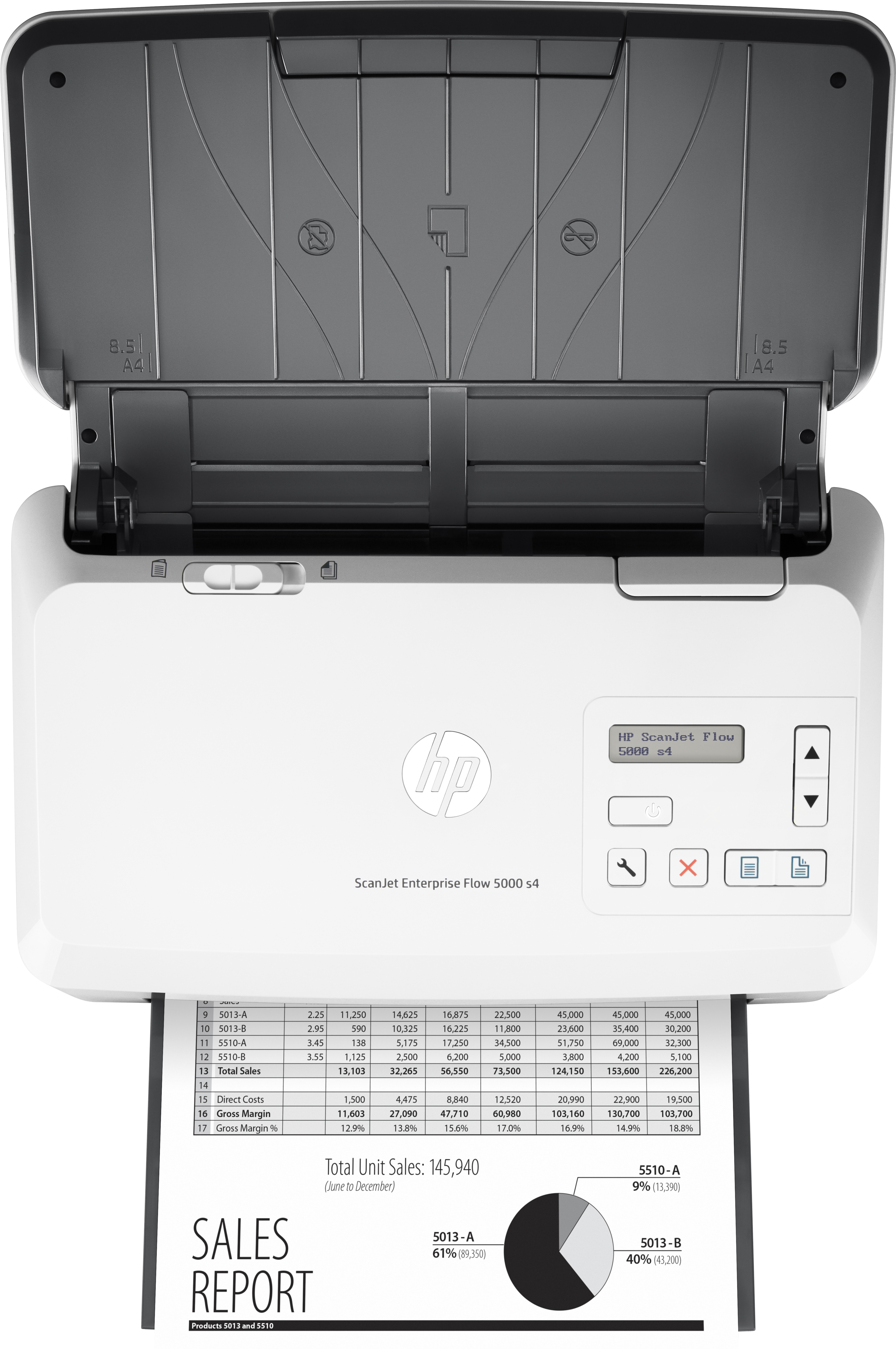 HP ScanJet Enterprise Flow 5000 s4 Sheet-feed Scanner - Dokumentenscanner - Contact Image Sensor (CIS)