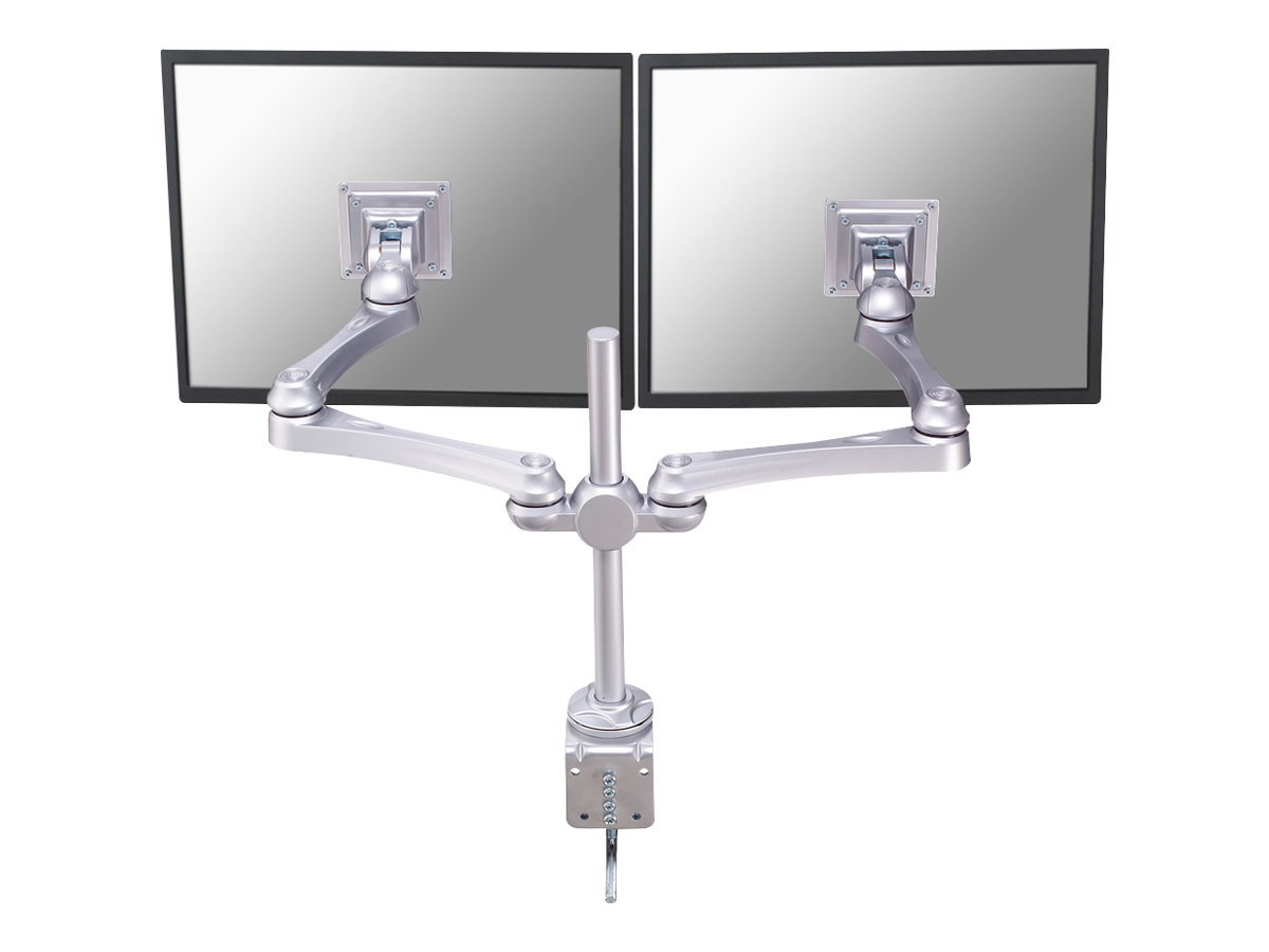 Neomounts FPMA-D930D - Befestigungskit - full-motion - für 2 LCD-Displays - Silber - Bildschirmgröße: 25.4-76.2 cm (10"-30")