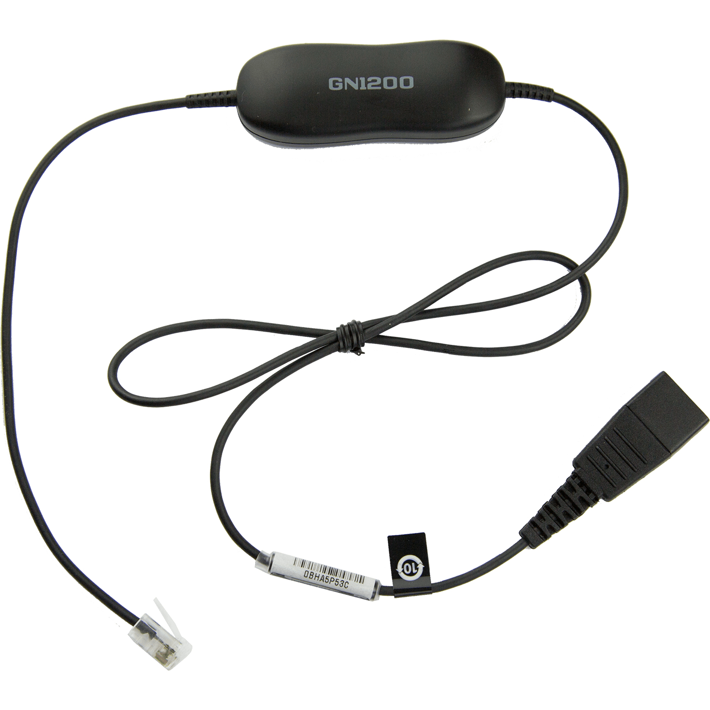 Jabra Smart Cord - Headset-Kabel - Schwarz - für Cisco IP Phone 78XX