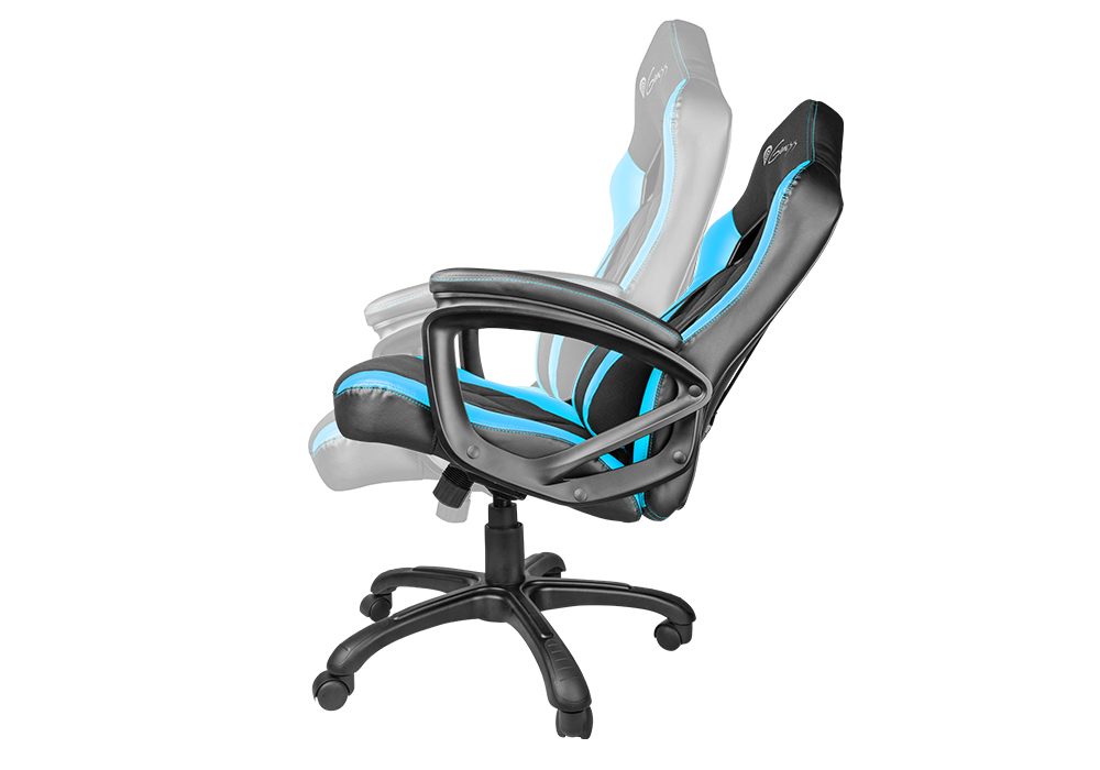 natec GENESIS SX33 PC gaming chair Padded seat Black Blue
