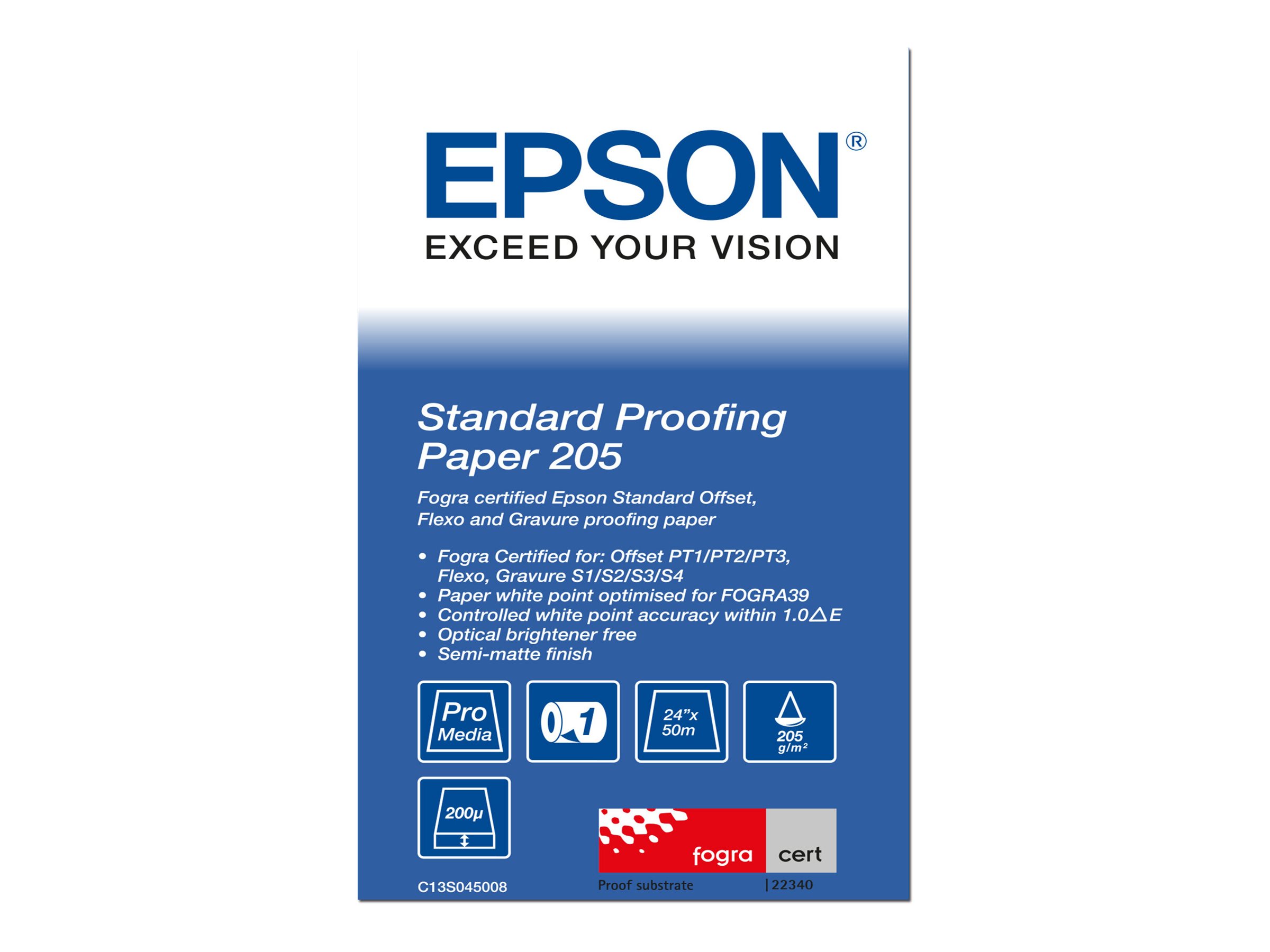 Epson Proofing Paper Standard - Rolle A1 (61,0 cm x 50 m)