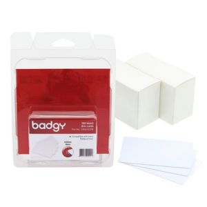 Evolis Badgy - Polyvinylchlorid (PVC) - 20 mil - weiß