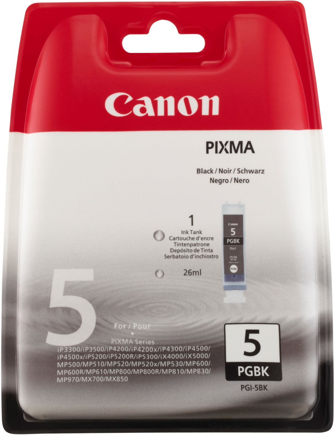 Canon PGI-5 - Schwarz - Original - Blisterverpackung