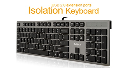 A4tech KV-300H - Tastatur - USB - QWERTY - USA