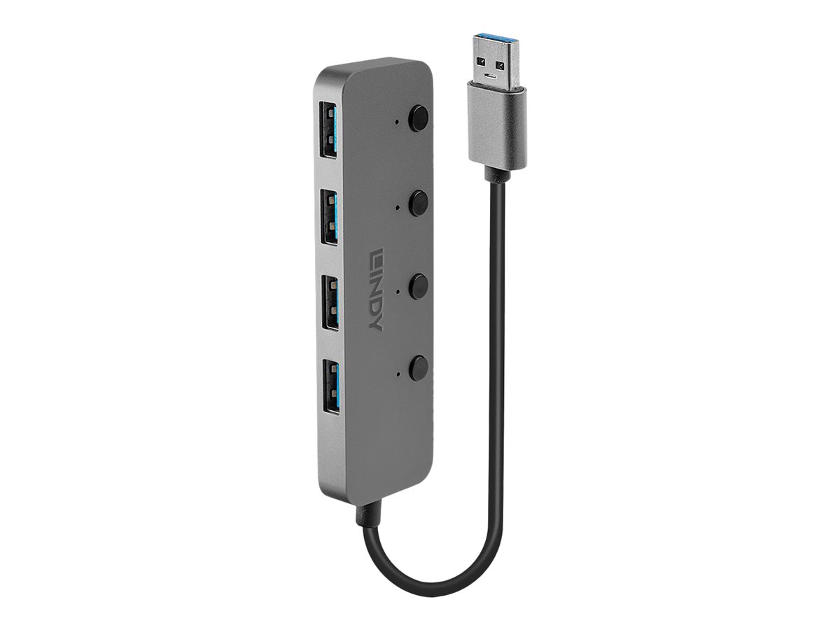 Lindy Hub - 4 x SuperSpeed USB 3.0 - Desktop