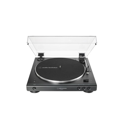 Audio-Technica AT-LP60XBT - Audio-Plattenspieler mit Riemenantrieb - Vollautomatisch - Schwarz - Aluminium - 33 1/3,45 RPM - 33 1/3,45 RPM