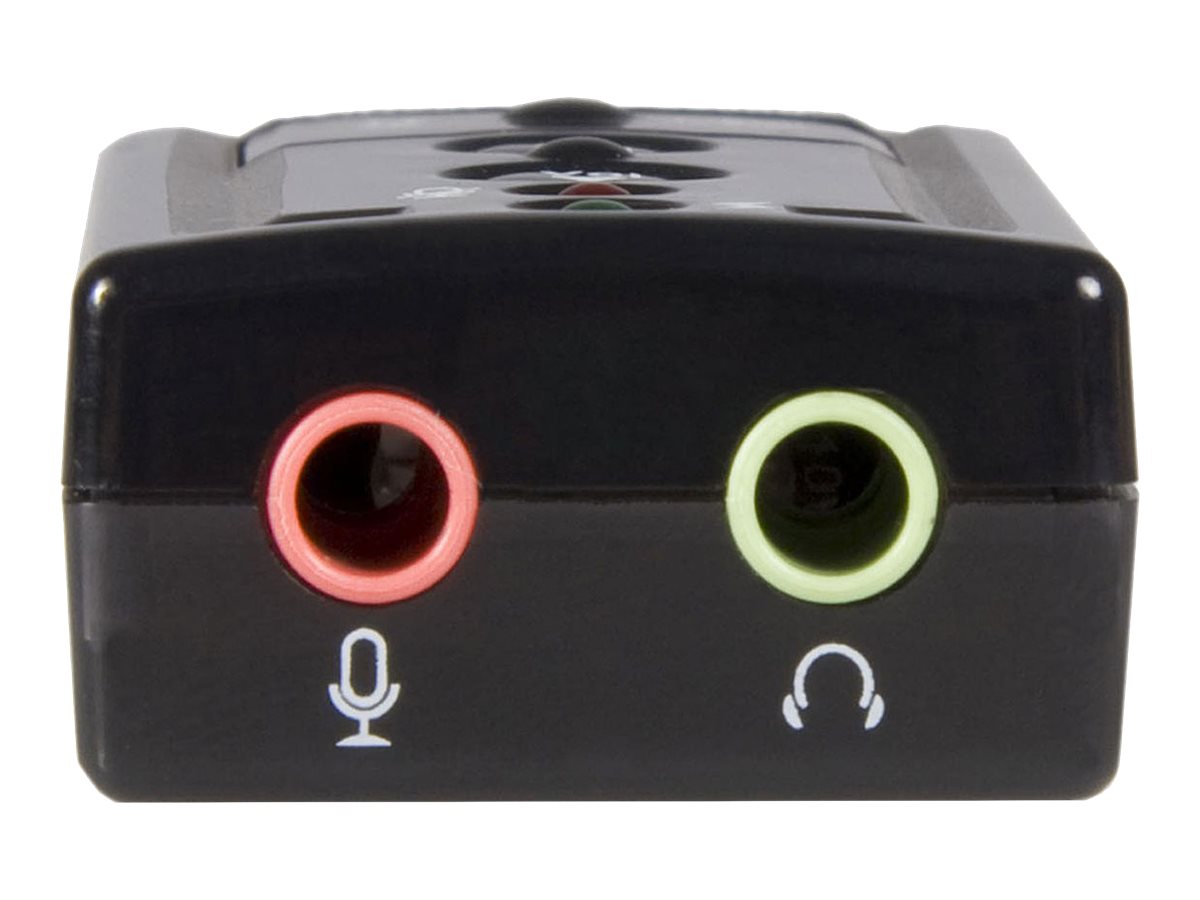 StarTech.com USB Audio Adapter 7.1 - USB auf Soundkarte Virtual 3D Soundeffekt 7.1 - Soundcard mit USB (Stecker)
