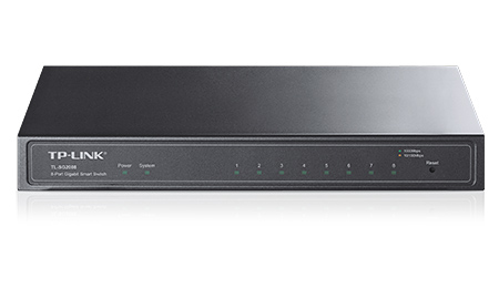TP-LINK TL-SG2008 - Switch - managed - 8 x 10/100/1000