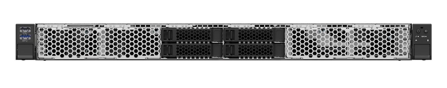 Intel Server System M50CYP1UR204 - Server - Rack-Montage - 1U - keine CPU - RAM 0 GB - SATA - Hot-Swap 6.4 cm (2.5")