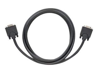 IC Intracom Manhattan VGA Monitor Cable, 1.8m, Black, Male to Male, HD15, Cable of higher SVGA Specification (fully compatible)