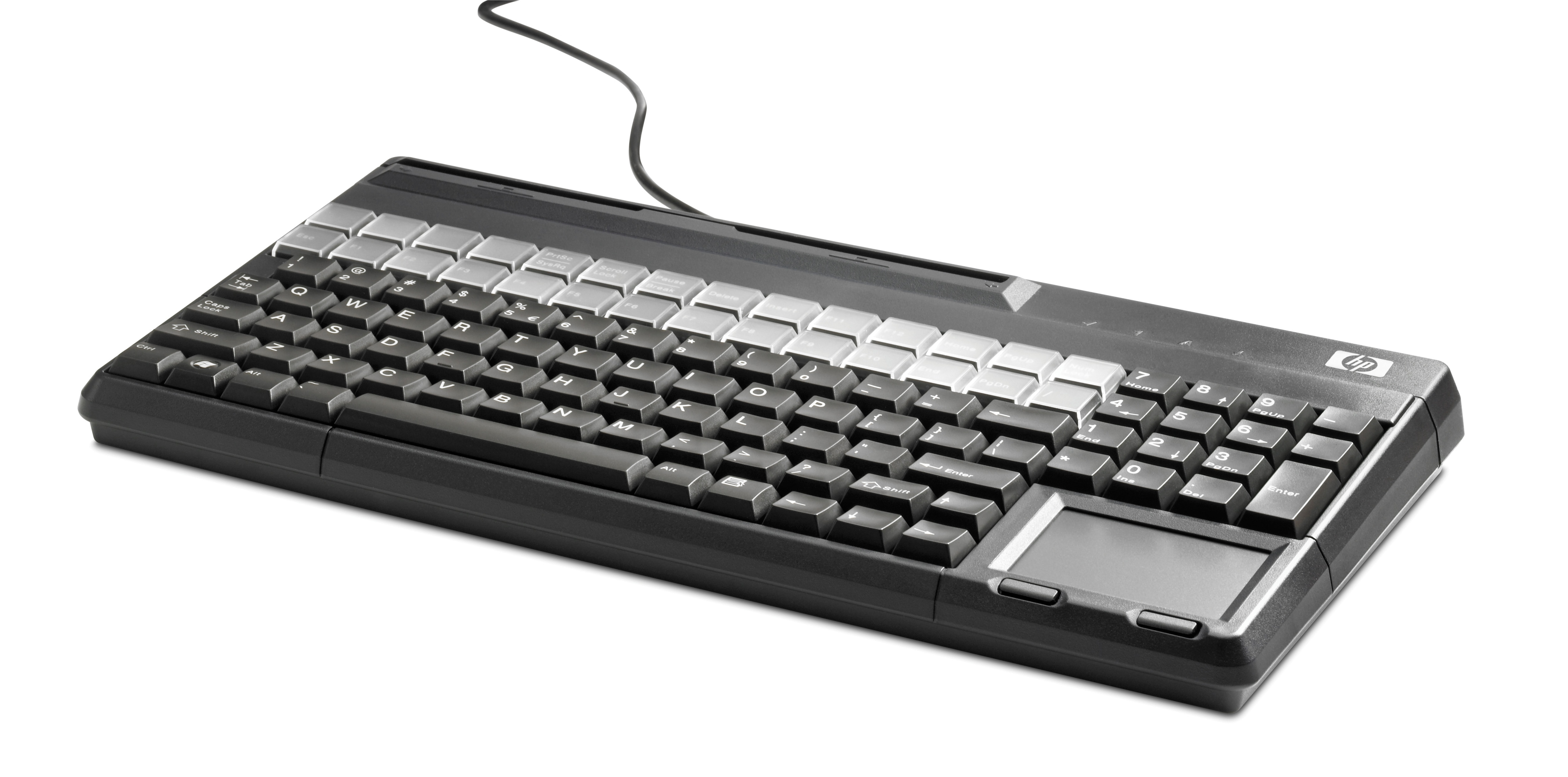 HP POS Keyboard with Magnetic Stripe Reader - Tastatur