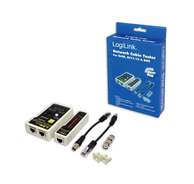 LogiLink Network Cable Tester - Netzwerktester-Set