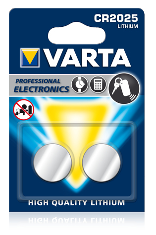 Varta Professional - Batterie 2 x CR2025 - Li