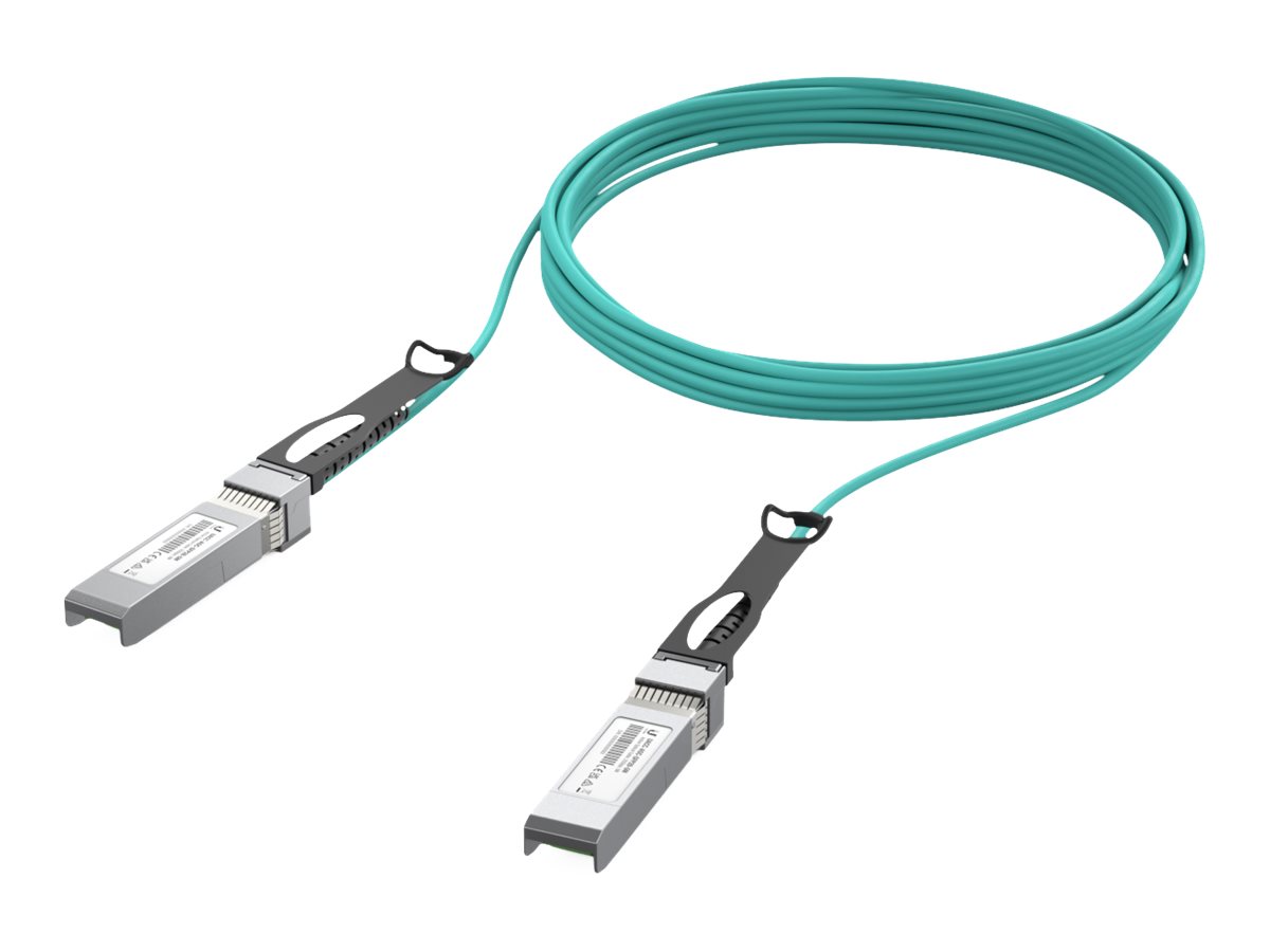 UbiQuiti 25GBase-AOC Direktanschlusskabel - SFP28 zu SFP28 - 5 m - 3 mm - Glasfaser - Active Optical Cable (AOC)