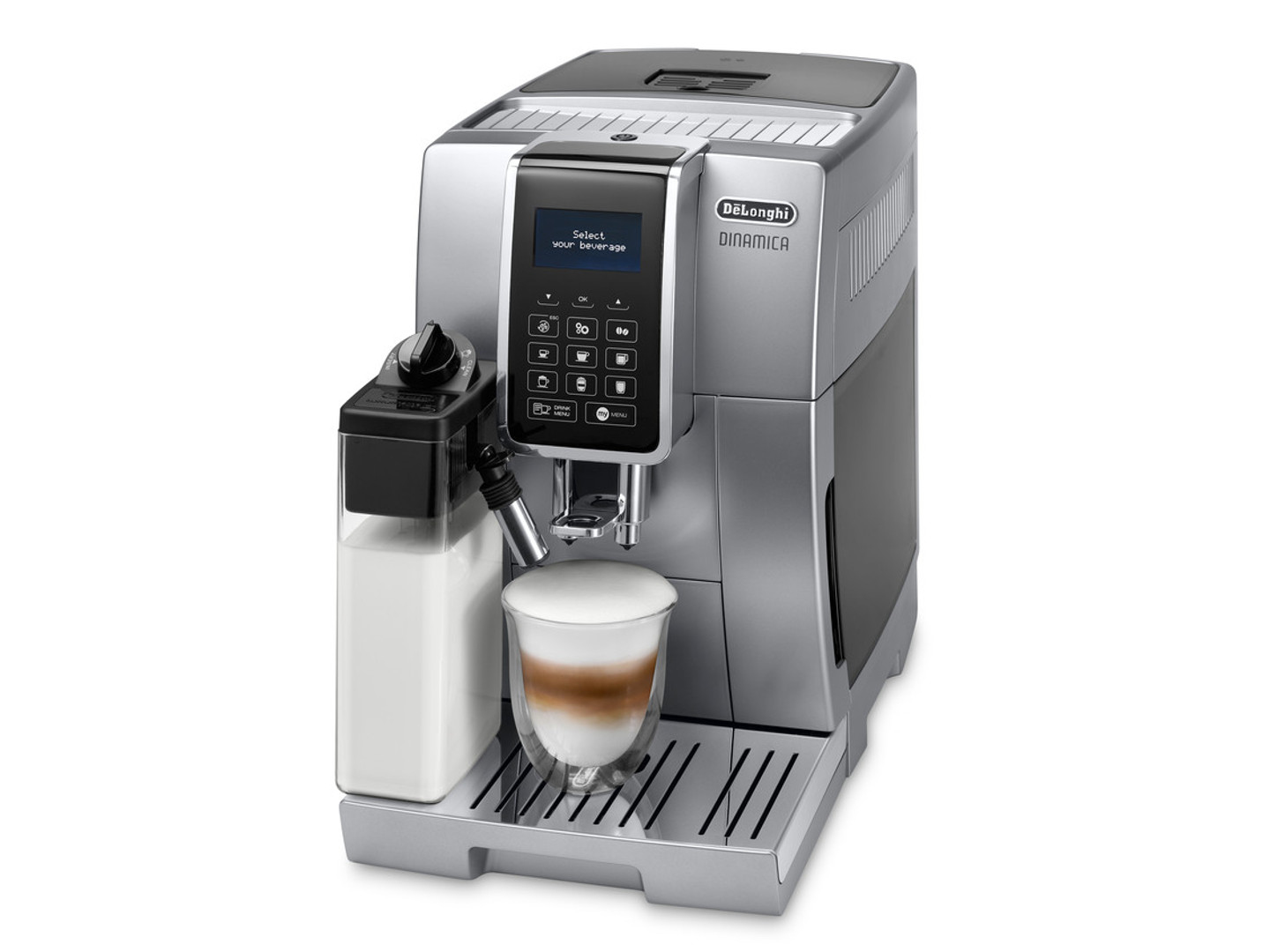 De Longhi DINAMICA ECAM 350.75.S - Automatische Kaffeemaschine mit Cappuccinatore