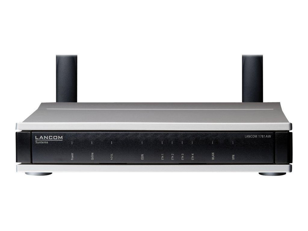 Lancom 1781AW - Wireless Router - ISDN/DSL - 4-Port-Switch