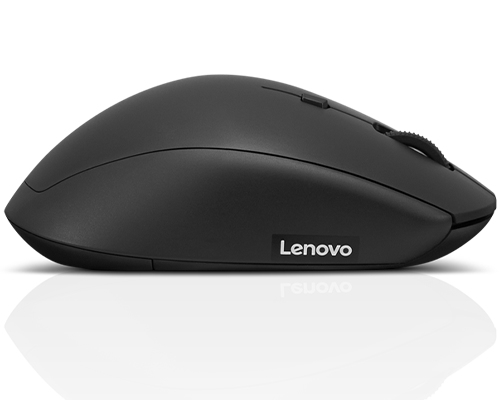 Lenovo 600 Wireless Media - Maus - ergonomisch - Für Rechtshänder - optisch - 7 Tasten - kabellos - 2.4 GHz - kabelloser Empfänger (USB)