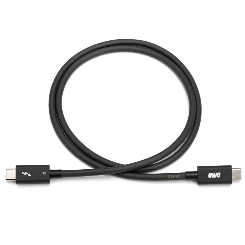 OWC Thunderbolt 4/USB-C Kabel 0.7m schwarz - Kabel - Digital/Daten