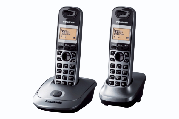 Panasonic KX-TG2512 - DECT-Telefon - Freisprecheinrichtung - 50 Eintragungen - Anrufer-Identifikation - Grau