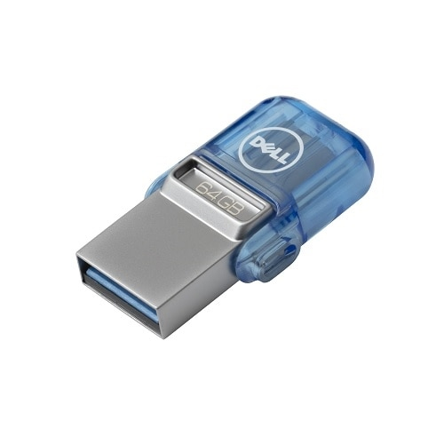 Dell Combo - USB-Flash-Laufwerk - 64 GB - USB 3.0/USB Typ C