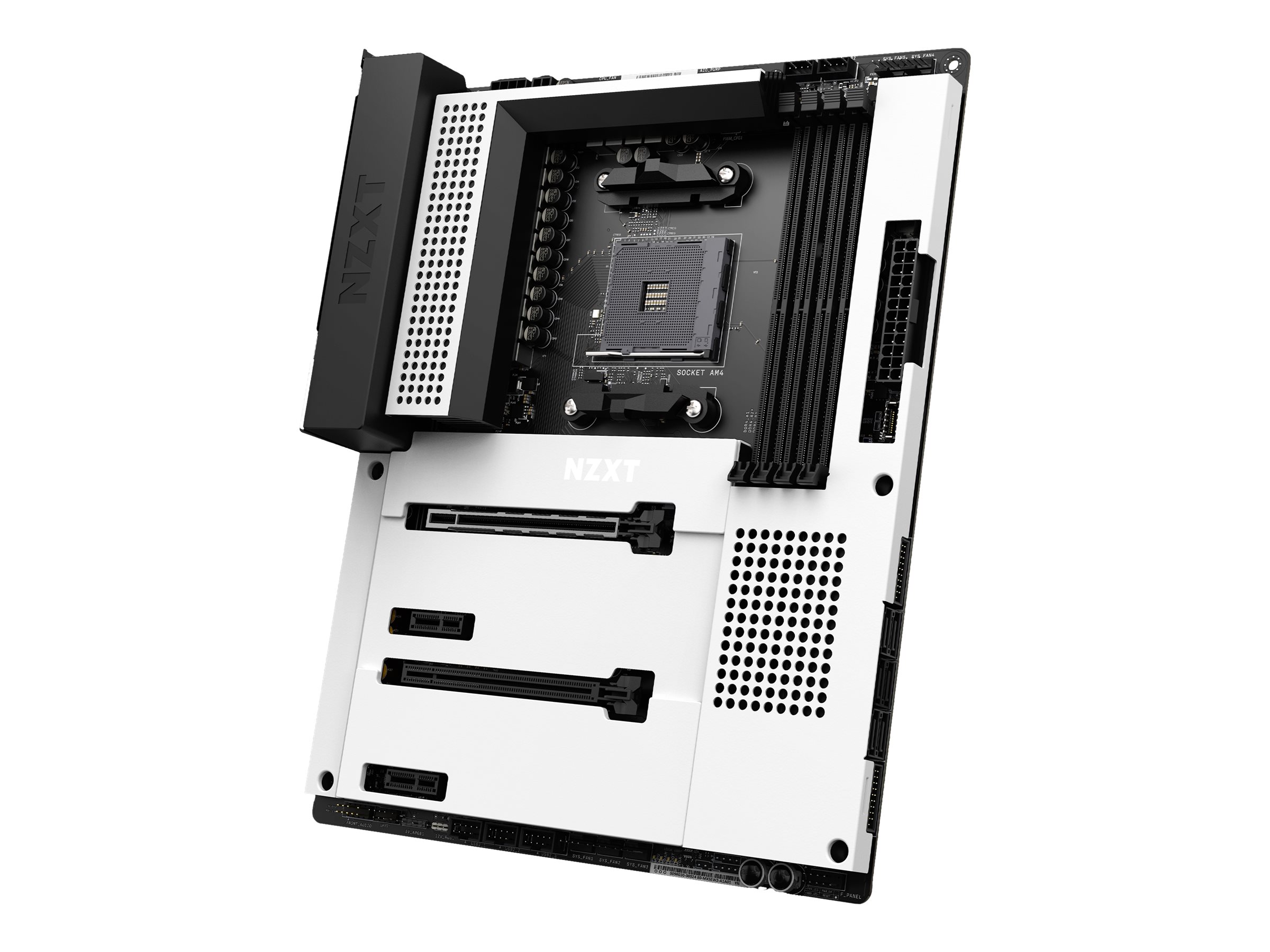 NZXT N7 B550 Matte White - Motherboard - ATX - Socket AM4 - AMD B550 Chipsatz - USB-C Gen2, USB 3.2 Gen 1, USB 3.2 Gen 2 - 2.5 Gigabit LAN, Wi-Fi, Bluetooth - Onboard-Grafik (CPU erforderlich)